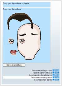 make a caricature for free, you are the artist!